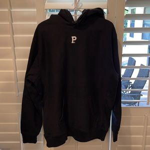 NEW MENS BLACK SWEATSHIRT HOODIE SIZE LARGE